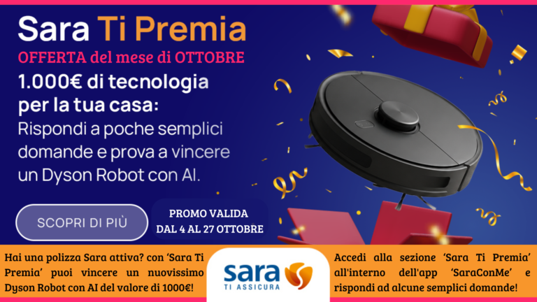 Offerta di Ottobre - Sara Ti Premia - promo Dyson