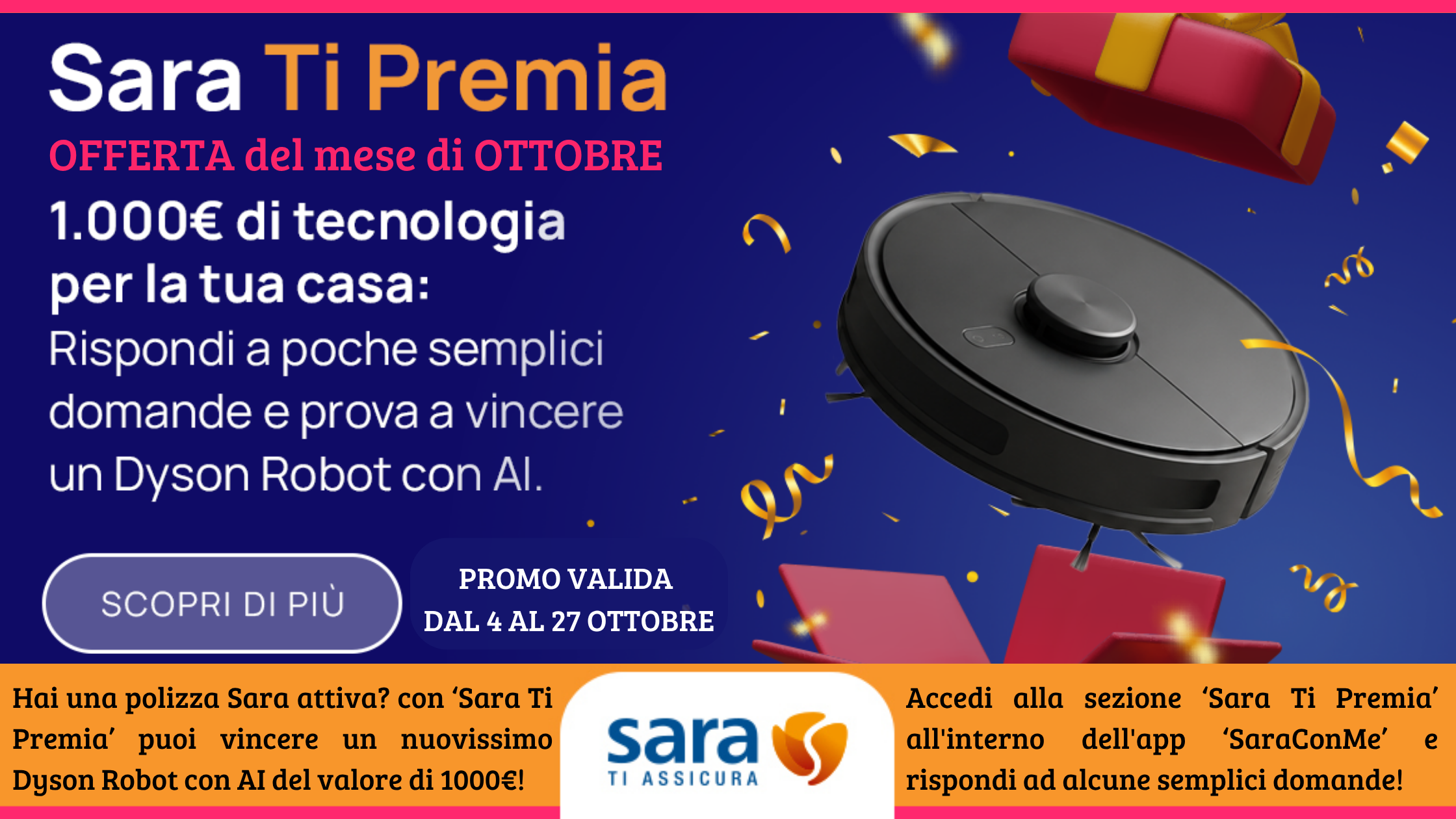Offerta di Ottobre - Sara Ti Premia - promo Dyson